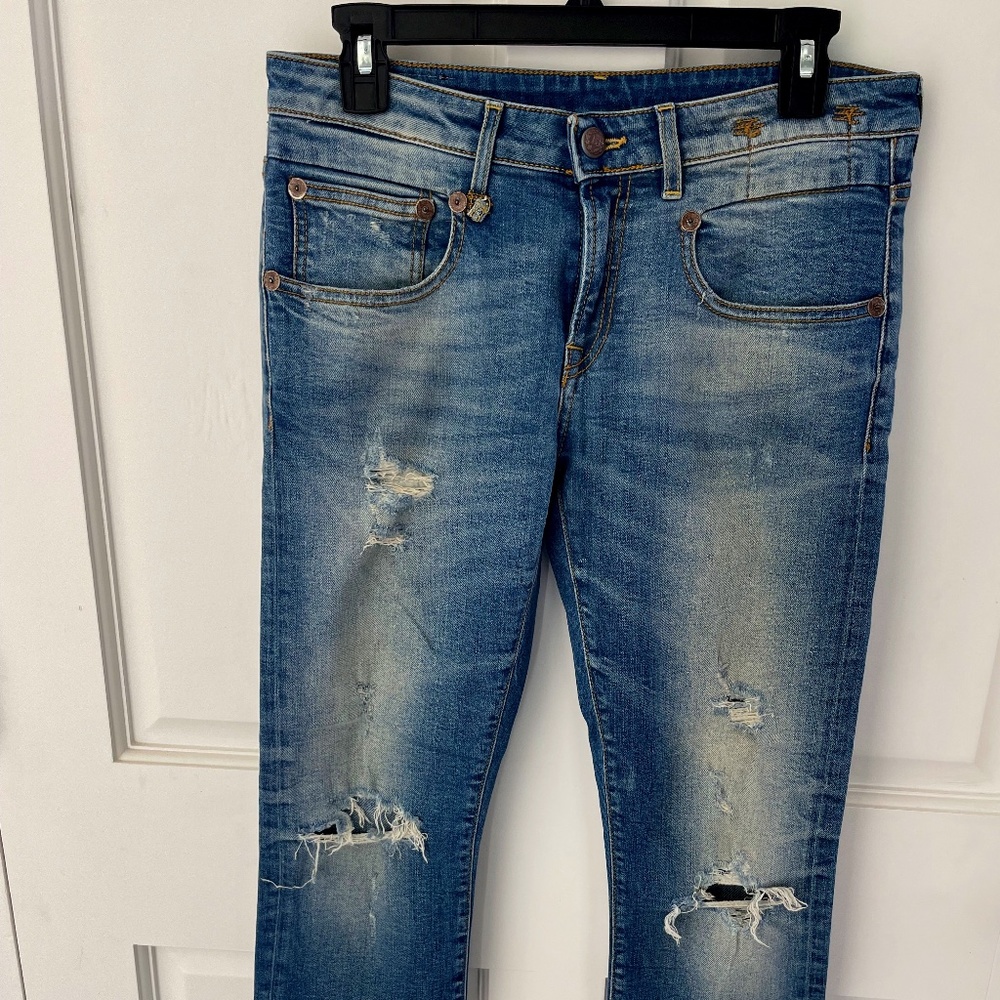 R13 Luxury Distressed Jeans - Made in Italy